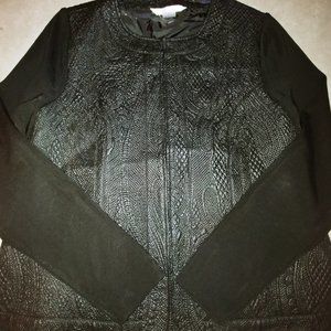 Elegant Black Leather Jacket